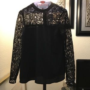 Express laced blouse